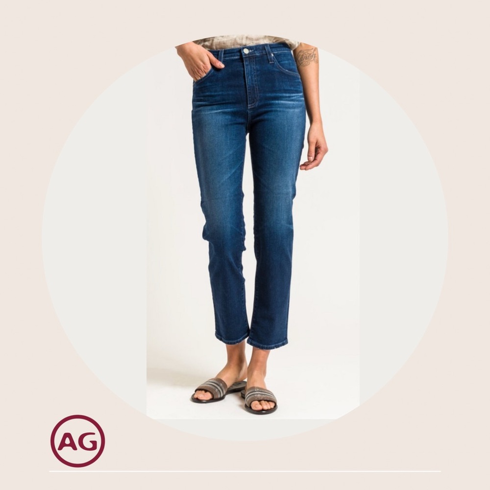 AG The Isabelle Denim /  Size 24 /  Dark Blue Denim
